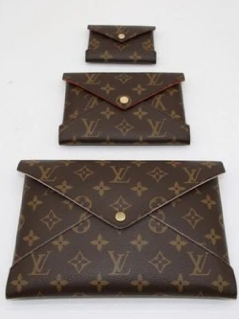 Louis Vuitton Leather LV Monogram Kirigami Set - Brown